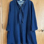 Tuckernuck Pomander Place Womens XXL Blue Denim Tie V Photo 0