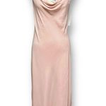 Show Me Your Mumu M Pink Verona Cowl Neck Midi Dress Wedding Guest Bridesmaid Photo 0