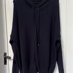 Stitchdrop Camille oversized Pullover French Navy Hooded Sweater size medium Photo 2