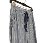 LAKE Pajamas Striped Cotton Poplin Pajama Pants Women’s Size M Blue Size M Photo 2