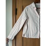 Lola River Pink / White striped Button Down Shirt 100% Cotton Women’s size XS Photo 1