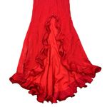 Loralie Maxi Skirt 12 Red Vintage Long Boho Festival Romantic Chic Photo 1