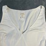 J.Crew Sleeveless V-Neck Cecilia Fit & Flare Dress Size 8 Pleat Preppy Easter Photo 4