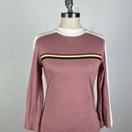 Free People x Camp Collection Stripe Mock Neck Top Photo 0