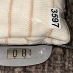 Emory park  Women’s Size M Cream Ivory Tan Striped Cotton Blend Cropped Sweater Photo 6