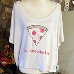The Laundry Room “You Kneaded Me” Cropped Tee Photo 1