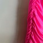 superdown Revolve‎  Sierra Women's Size XS Hot Pink Ruched Spaghetti Strap Dress Photo 4