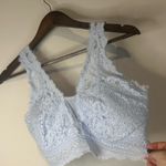 Aerie  Light Blue Lace Bralette - Size XLDD Photo 1