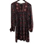 Ulla Johnson  Dress Size 4 100% Silk Boho Patterned‎ Sheer Detail Photo 8
