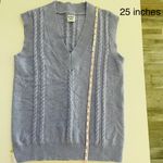 Aritzia Sunday Best Winston Sweater Vest Lavender Cable Knit V Photo 7
