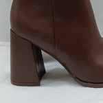 Steven By Steve Madden  Tomas Ankle Boots Womens 6.5 Brown Vegan Leather Shoe Photo 8
