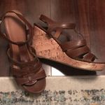 Franco Sarto Women's Sz 8 Brown Wedge Photo 0