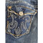 MEK Denim Women's Oaxaca Cigarette Skinny Thick STitch Denim Jeans 26X34 Blue Size 26 Photo 6
