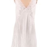 Jones New York Vintage Y2K White Floral Slip Dress Lace Sequin Bridal Coquette Lingerie Size XL Photo 0