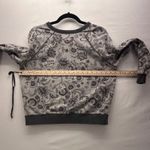 Johnny Was  Floral Wanders Bishop Sleeve Sweatshirt Gray Small Photo 9