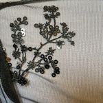 LICHI Whimsical Goth Formal Lace Beaded Long Sleeve Black Dress Size XS Photo 8