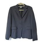 J.Crew Wool Blazer Womens Gray Three Button Lined Long Sleeve Sz 8 Photo 0