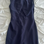 Mango Navy Blue Mini Dress Photo 0