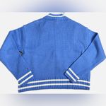 Tommy Hilfiger 💜NWT Argyle Logo Mock Neck Sweater, Size XS Photo 3