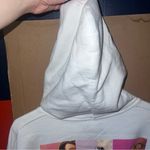 Barbie White Hoodie with Pink Logo Size L Photo 3