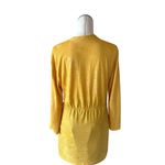 ZARA NWOT Yellow Knotted Jacquard Dress Size S Ref 4886/452 Photo 6