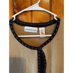 Alfred Dunner  Cardigan WomensLarge Gold Black Metallic Sparkle Knit Button Front Photo 2