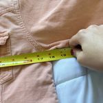 VTG 1980s Jean Jacket Women Small Corduroy Collar Barn Coat Coral Orange Y2K 90s Photo 2