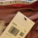 Nike NWT Plus Air Logo Print T-Shirt Pink Mesh Overlay 2X Photo 3