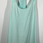 Adidas Women's Scoop Neck Mesh Racerback Tank Top Turquoise Size Medium Photo 0