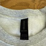 Gildan  - In Love & Engaged Crew Neck Sweatshirt in Gray & Black Photo 2