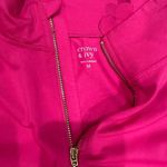 Crown & Ivy  Fuchsia Zip Pullover Photo 1