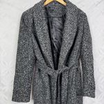 The Limited ‎ Tie Belt Waist Knit Wool Blend Trench Coat Size L NWT Photo 5