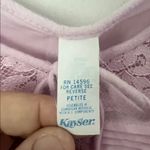 💖 Vintage Kayser Pink Flannel Nightgown — Cozy Cottagecore Petite Sleepwear Size undefined Photo 4