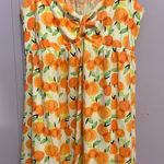 Hue  Orange Floral Sundress Photo 0