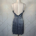 ZARA  Shimmery Dress Thin Straps Silver Metallic‎ Photo 6