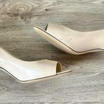 Max Mara Nude Leather Open Toe Heels EU Size 39 Photo 11