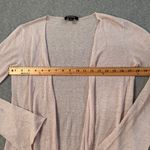 Acrobat Open Front Long Cardigan Size XS Pink Knit Linen Long Sleeve Photo 5