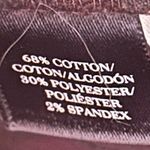 Ann Taylor  Burgundy Black Floral Jacquard Dress Pants Size 2 Photo 5