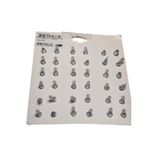 18 Pair Pierced Earring Set Western Pearl Geometric Shape Animals Photo 1