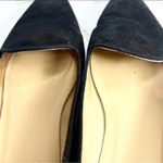 Sesto Meucci  Black Suede Pointy Loafer Flats size 8.5 EUC Photo 3