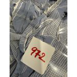 Free People Free‎ People Boho Cottagecore Peasant Top Size Med V Neck Lace Ruffle Light Blue Photo 6