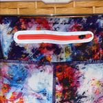 Athleta Red and Blue Tie-Dye Leggings Photo 2