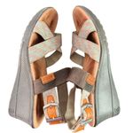 Keen Pastel Striped Cross Strap Comfort Sandals Woven Elastic Bands Womens 8 Photo 6