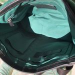 Coach  Black/Brown Signature Purse Messenger Bag 12x9x4" Photo 2