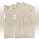 Maje RTR Marnety Button Cable Knit Long Sleeve Button Detail Sweater Sz 1 (S) Photo 14