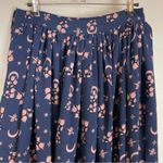 Collectif London Skirt Jasmine Moonflower Floral Blue Size Small 6 A Photo 7