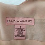 Bandolino Nude Pink Paisley & Floral Frilly Dress Photo 7