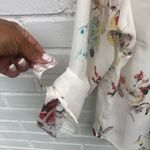 Daniel Rainn PINTUCK FLORAL WHITE TUNIC TOP PS Photo 6