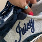 Juicy Couture Bosley Cotton/Suede Gray/Navy Tennis Shoes Photo 2