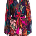 Farm Rio  Flower Scarves Robe Photo 0
